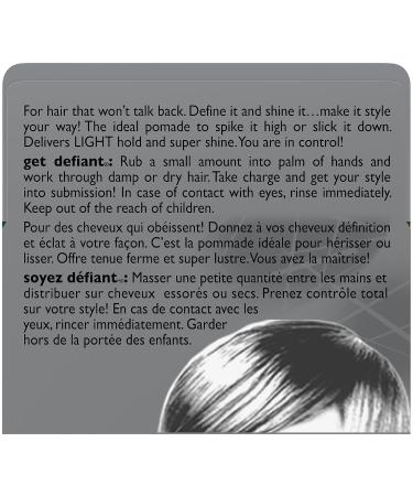 got2b Defiant Define & Shine Pomade - International Shipping | 2 oz Hair Styling Product - Buy Online on GoSupps.com