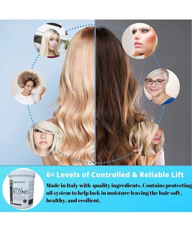 White Lightening Powder 30 Volume Bleach Kit with 9% Developer - 1.1lb Tub - Buy Online on GoSupps.com