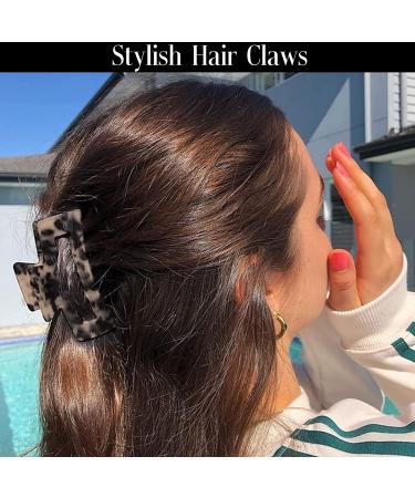 SYEENIFY Large Hair Claw Clips for Thick Thin Hair - Strong Hold Nonslip Clamps (Pack of 6) - Buy Online on GoSupps.com