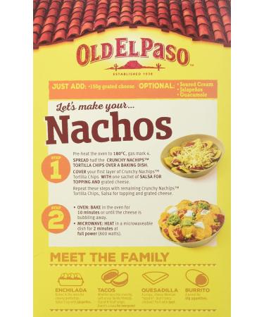 Old El Paso Old El Paso Mexican Original Cheese Nacho Kit 505g - Buy Online on GoSupps.com