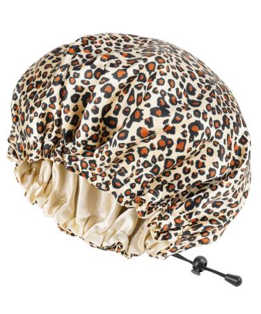 Hair Bonnet Sleep Cap Satin Bonnet for Sleeping Satin Bonnet for Hair Bonnets for Women Adjustable Bonnet for Natural Hair (B)