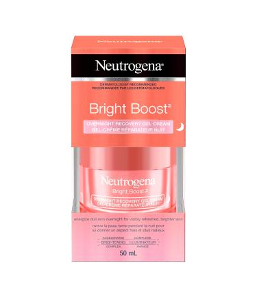 Neutrogena Bright Boost Overnight Recovery Gel Face Night Cream with Vitamin C for a Brighter more Even Skin Tone 50mL