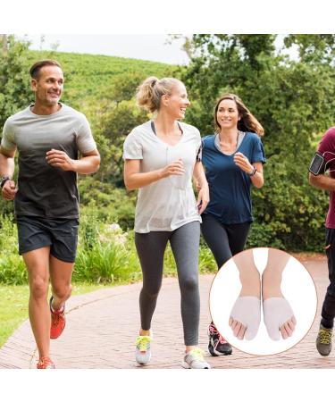 Volumoon Silicone Toe Caps - Bunion Pain Relief for Large Toes | Gel Toe Cushions for Calluses Corns & Friction (White) - Buy Online on GoSupps.com