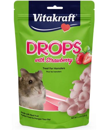 Vitakraft Hamster Drops And 5.3-Ounce Pouch Strawberry Drops