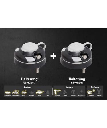 Railblaza Star Port STARPORT Extension 150MM STANDARD Black - Durable Marine Mounting Solution for International Shipping - Buy Online on GoSupps.com