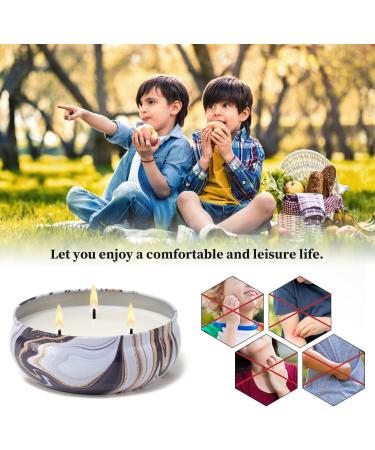 Large Citronella Candles Outdoor - 14 oz 3-Wicks Natural Soy Wax 70+ Hours Burn Time for Camping Garden & Patio - Super Value - Buy Online on GoSupps.com