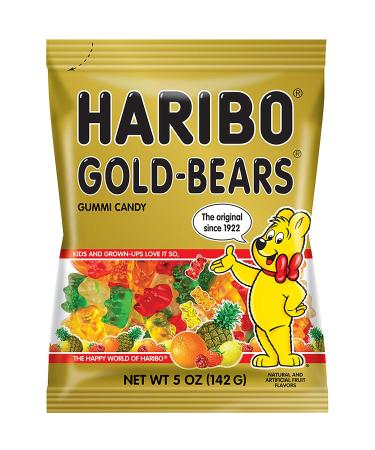 Haribo Gold Bears Gummy Candy - 5oz Pack (12 Units) - Sweet Treats by Haribo - Buy Online on GoSupps.com