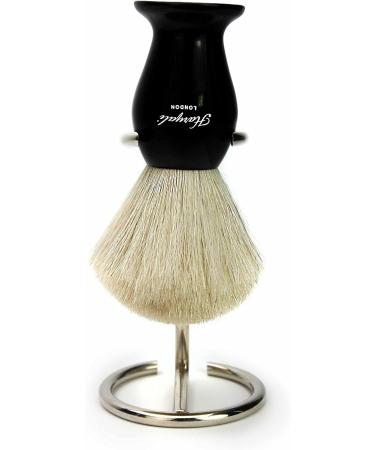 White Badger Hair Shaving Brush with Stand & Stylish Packaging | Perfect Daily Shaving for Men - International Shipping - Buy Online on GoSupps.com