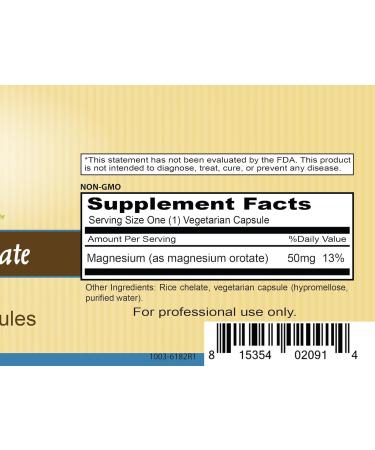 Priority One Vitamins - Magnesium Orotate 100 Capsules - Bioavailable Magnesium - Buy Online on GoSupps.com