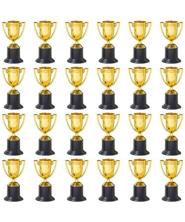 Juvale 24 Pack Mini Trophies for All Ages Awards, Gold Participation Trophy Cup for Sports, Tournaments, Competitions (4 in) - Buy Online on GoSupps.com