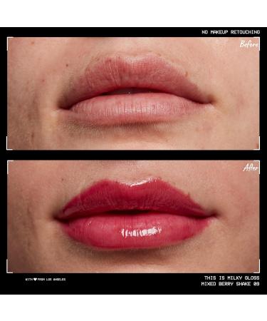 NYX Professional Makeup Milky Gloss Lip Gloss - Mixed Berry Shake (Raspberry) 12-Hour Hydration, Vegan & Scented - Buy Online on GoSupps.com