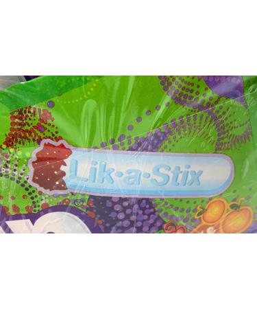 FUN DIP - CHERRY ORANGE & GRAPE - 36 Packets of Individually Wrapped Stick 'm & Lik 'm Candy Stick Fun - Buy Online on GoSupps.com