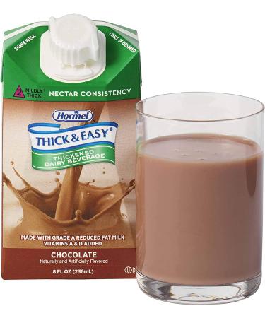 Thick & Easy Thickened 2 Chocolate Nectar Dairy Beverage 8oz (Pack of 27) - Buy Online on GoSupps.com