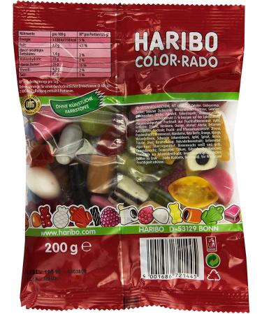  HARIBO Haribo Color-Rado 200g Bags (Pack of 9) - Buy Online on GoSupps.com