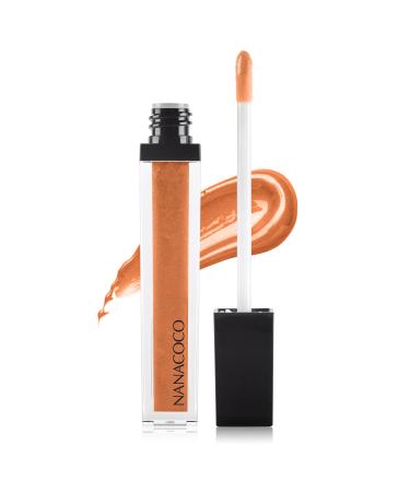 Nanacoco Nncc Mid-End Lip Gloss Sparkle Orange Zest