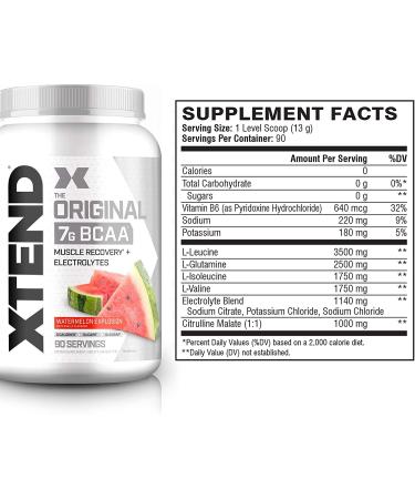 Scivation Xtend Watermelon Madness - 90 Servings | Premium BCAA Supplement - Buy Online on GoSupps.com