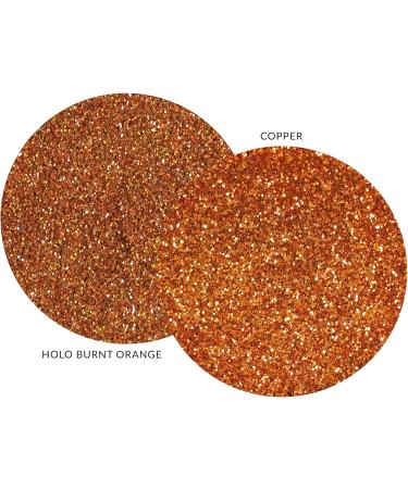 MARBLERS Cosmetic Grade Glitter Duo - Copper & Holo Burnt Orange 0.36 oz | Vegan & Cruelty-Free Glitter for Eyes, Nails & Body - Buy Online on GoSupps.com