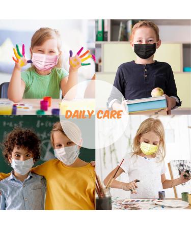 100PCS Kids Face Mask - Disposable Colorful Cute Masks for Children Safety | Breathable & Anti-Dust Protection | Multicolor - Buy Online on GoSupps.com