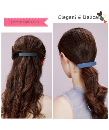 Shop 3-Piece Vintage French Hair Clips for Women | Automatic Medium Hair Clips for Thin Fine Hair - Multi Colors - Buy Online on GoSupps.com
