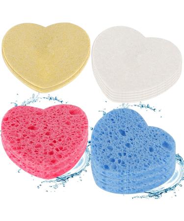 20 Pieces Compressed Facial Sponges - Natural Cellulose Cleansing Sponges for Face - Professional Cosmetic Spa Sponges for Makeup Removal and Exfoliation - Buy Online on GoSupps.com