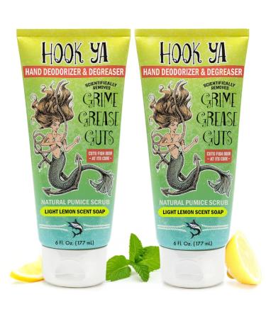 Fishing Hand Soap Fish Smell Remover and Degreaser Fishing Tool & Essential Fishing Gear for Men Deodorizing Hand Soap for Anglers Mechanics Boat Use & Outdoor Fishing Accessories 2 Pack 12oz