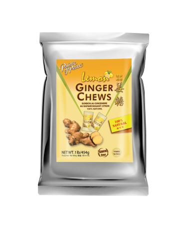 Prince of Peace Gingembre m cher au citron 1 lb - Bonbons naturels confits