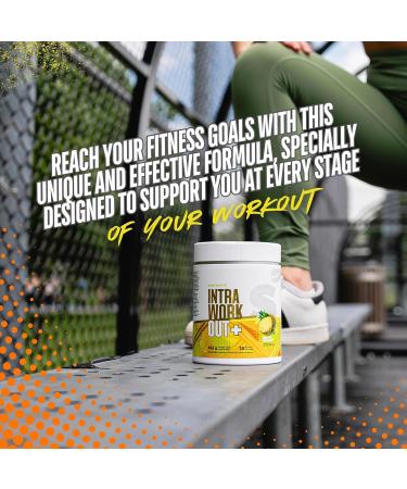 Shop Sante Intra Workout Plus - EAA + BCAA Powder - 30 Servings Essential Amino Acids Drink Supplements for Hydration Endurance & Muscle Recovery - 8g EAAs Electrolytes - Pineapple. - Buy Online on GoSupps.com