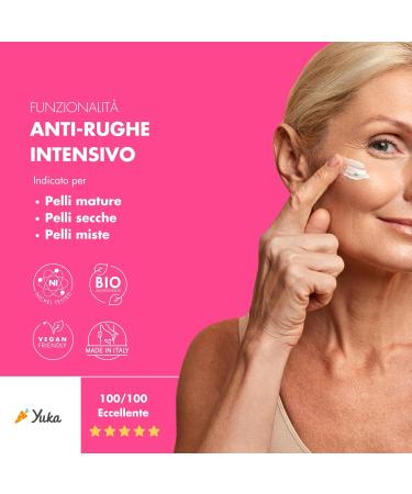 SK N | Cr me anti-rides hyaluronique pour le visage Forever Young bio hydratante anti- ge avec acide hyaluronique pur vitamines A-C-E et aloe vera. Vegan pour tous les types de peau. - Buy Online on GoSupps.com