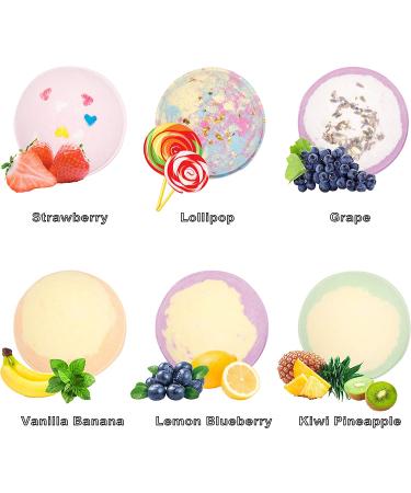 JOYIN Bath Bombs with Squishy Toys - 6 Pack Bubble Bath Fizzies | Perfect Gift for Kids - Birthday, Christmas, Valentine's, Easter - Buy Online on GoSupps.com