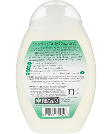 Beauty Formulas Feminine Aloe Vera Soothing Intimate Cleansing Wash - Buy Online on GoSupps.com