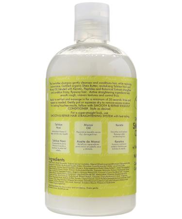 SheaMoisture Tahitian Noni & Monoi Oil Conditioning Shampoo 13oz - Smooth & Repair | International Shipping Available - Buy Online on GoSupps.com
