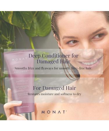 MONAT Smoothing Deep Conditioner with Rejuveniqe® - Anti-Frizz & Long-Lasting Control for Damaged Hair | 178 ml | International Shipping Available - Buy Online on GoSupps.com