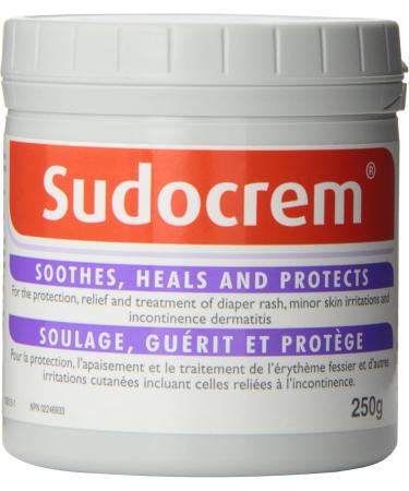 Sudocrem - Diaper Rash Cream for Baby Soothes Heals and Protects Relief and Treatment of Diaper Rash Zinc Oxide Cream - 250g 250 g (Pack of 1) - Buy Online on GoSupps.com