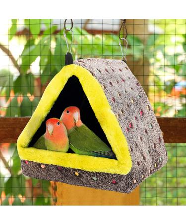 MEWTOGO Large Winter Warm Bird Nest House - Cozy Parrot Bed for Cage | Hanging Hammock for Parakeets, African Grey, Cockatoos, Cockatiels & Lovebirds - Buy Online on GoSupps.com