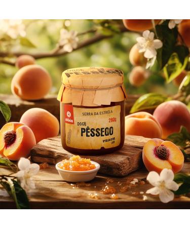  Quinta de Jugais 4 x 280g Jam Jars - Unique Flavours Pumpkin & Almond Fig & Nuts Pineapple & Coconut Peach - No Artificial Ingredients - Buy Online on GoSupps.com