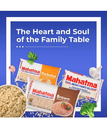 Mahatma Whole-Grain Brown Rice 32oz Bag - Stovetop or Microwave 2lb Rice - Buy Online on GoSupps.com