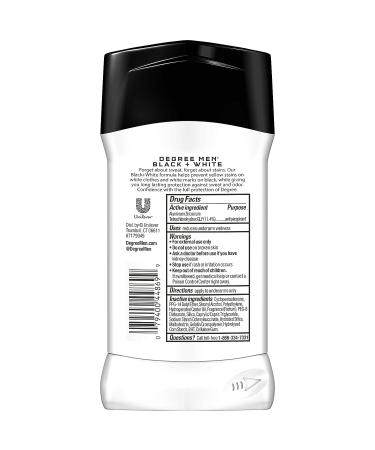 Degree Men's Ultra Clear Anti-perspirant Deodorant 2.7oz - Black+White Driftwood - Buy Online on GoSupps.com