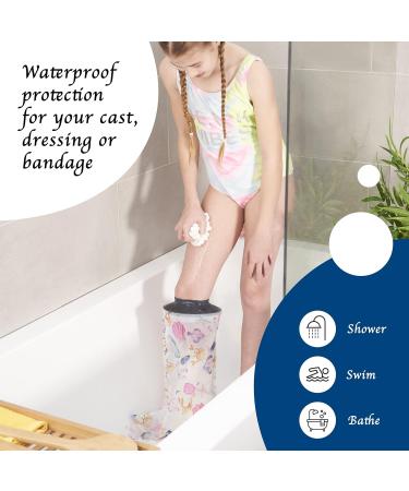 Pediatric Waterproof Shower Plaster Covers | Colorful Fish Design | Premium Leg Cast Covers for Kids - Buy Online on GoSupps.com