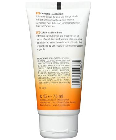 Dr. Scheller Calendula Hand Balm 75ml - Nourishing Hand Care for Soft Skin - Buy Online on GoSupps.com