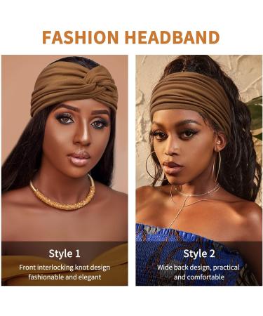 Kavya Wide Headband for Women - Red Knotted Hairbands | Elastic Soft Head Band for Fashionable Hair Accessories - Buy Online on GoSupps.com