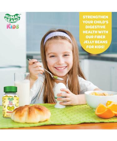 Kids Fiber Jellybean Gummies - 120 Nutritional Vegetarian Supplements - Buy Online on GoSupps.com