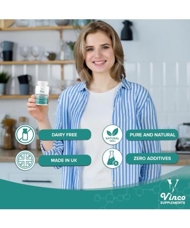 Vinco Nattokinase Capsules - 2000fu Nattokinase Extract - 120 Capsules - Heart Health & Circulation Support - Non-GMO, Gluten Free - UK Made - Buy Online on GoSupps.com