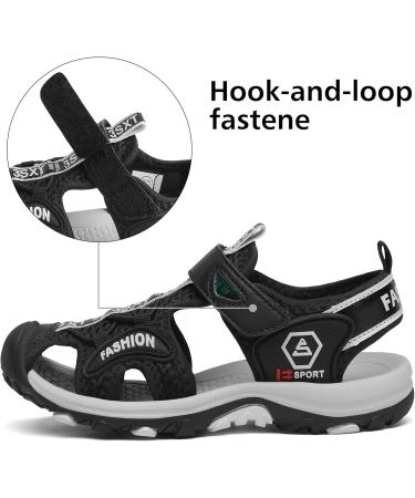 SAGUARO Closed Sandals for Kids - Breathable Trekking Summer Shoes 26 EU Black - Ideal for Outdoor Adventures - Buy Online on GoSupps.com