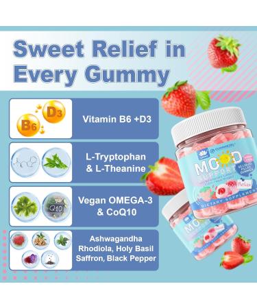 LILICARE 2 Pack Sugar Free Triple Magnesium Gummies 400mg + Natural Relax Calming Gummies for Mood Support - Buy Online on GoSupps.com