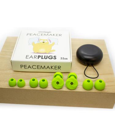Buy Ultra Soft Grass Green Ear Plugs for Sleeping - Multi-Sized & Comfortable | International Shipping Available - Buy Online on GoSupps.com