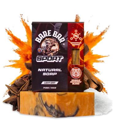 Savon de r cup ration musculaire Bare Bar Sport naturel pour homme sels d'epsom infus s de magn sium barre de sport gel douche naturel alternative au gel douche naturel le boost ultime de