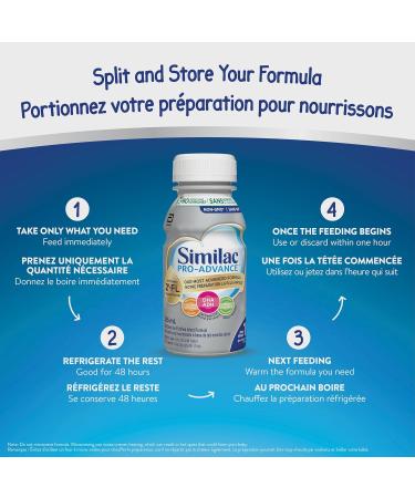 Similac Pro-Advance Step 1 Baby Formula Our Closest Formula to Breast Milk with 2 -FL Easy To Digest 0+ Months Ready to Feed 16 x 235 mL - Buy Online on GoSupps.com