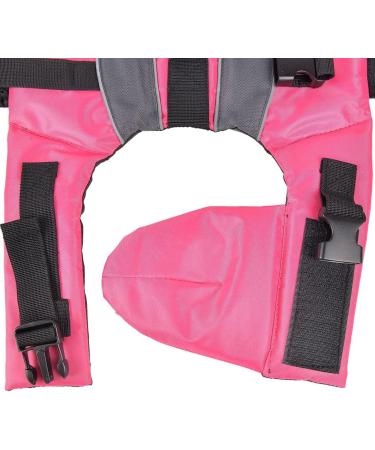 ChezAbbey Dog Life Jacket - Adjustable Safety Vest for Cats and Dogs - Rose Red X-Small - Buy Online on GoSupps.com