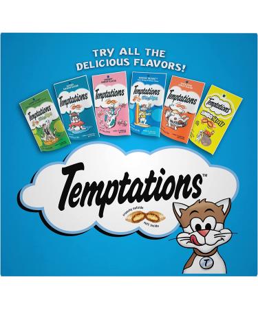 Buy TEMPTATIONS Classic Cat Treats Variety Pack - Crunchy & Soft (4) 3oz Pouches - Buy Online on GoSupps.com