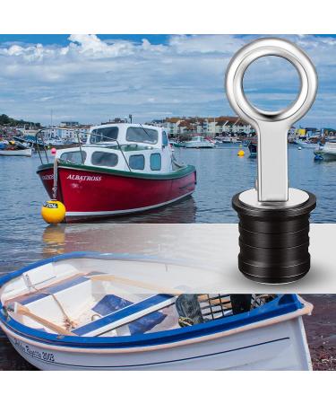 2 Pieces Stainless Steel Boat Drain Snap Plug for 1 Inch Drains - Honoson - Buy Online on GoSupps.com